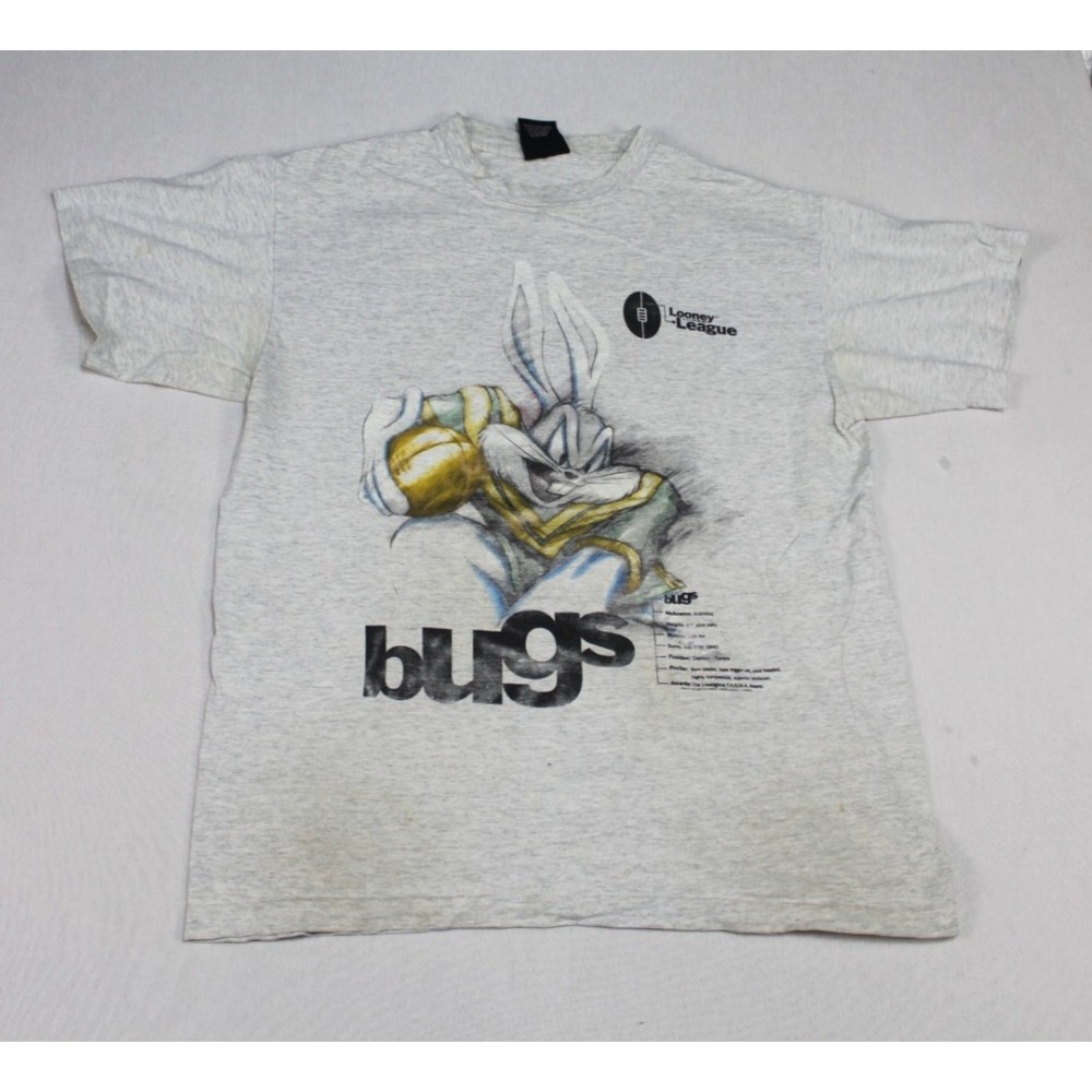 Giant By Tee Jays Bugs Bunny Adult Shirt Loony League Size XL
